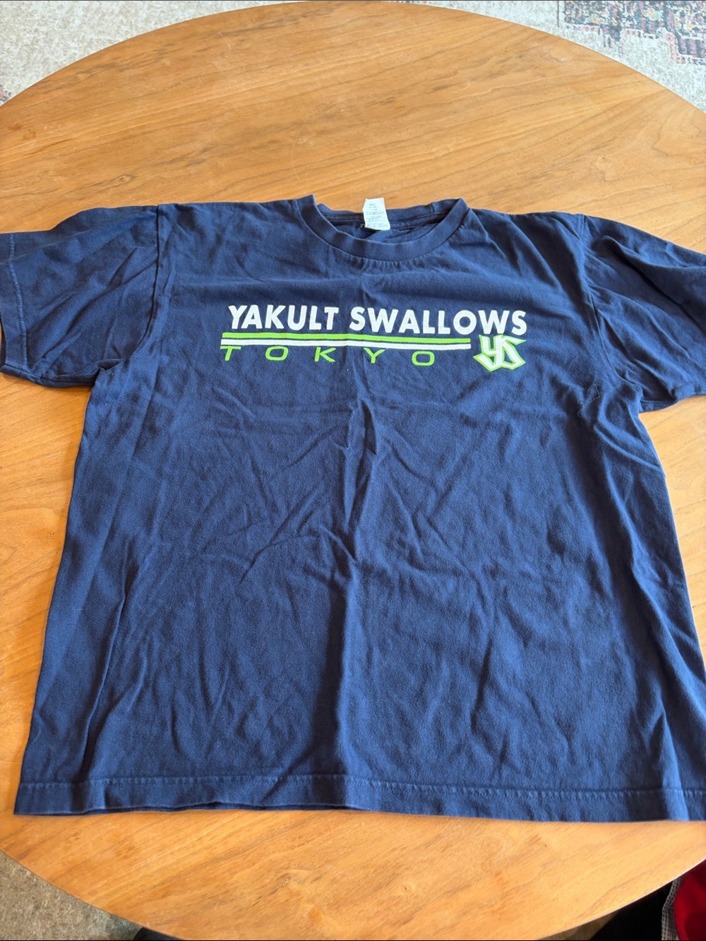 Navy Short Sleeve Logo Tee